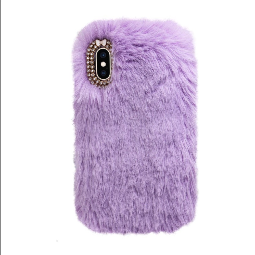 iPhone X/XS fuzzy case